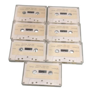Vintage 1993 Serge Kahili King Kahuna Healing 7pc Cassette OM New Age White